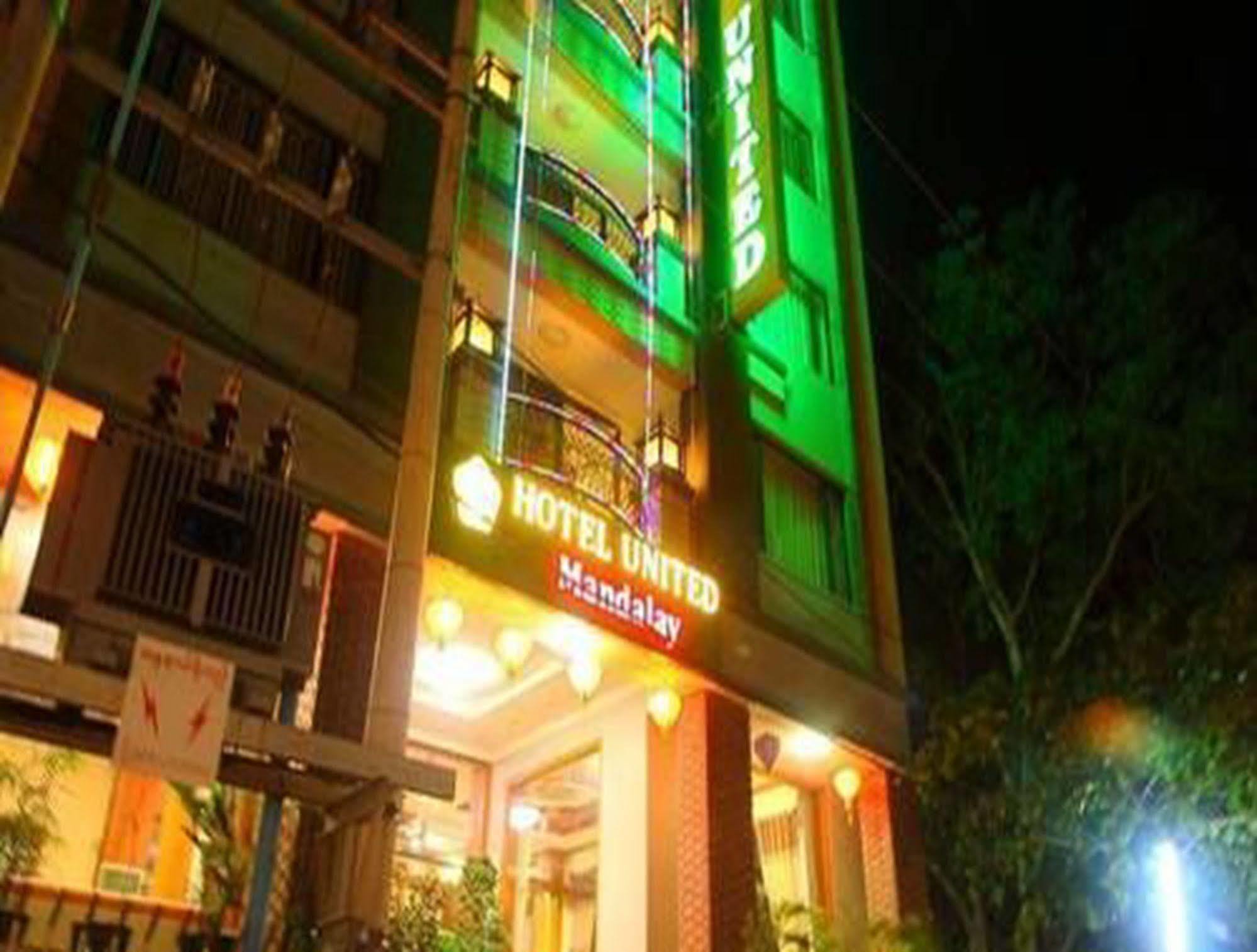 Hotel United Mandalay Eksteriør billede